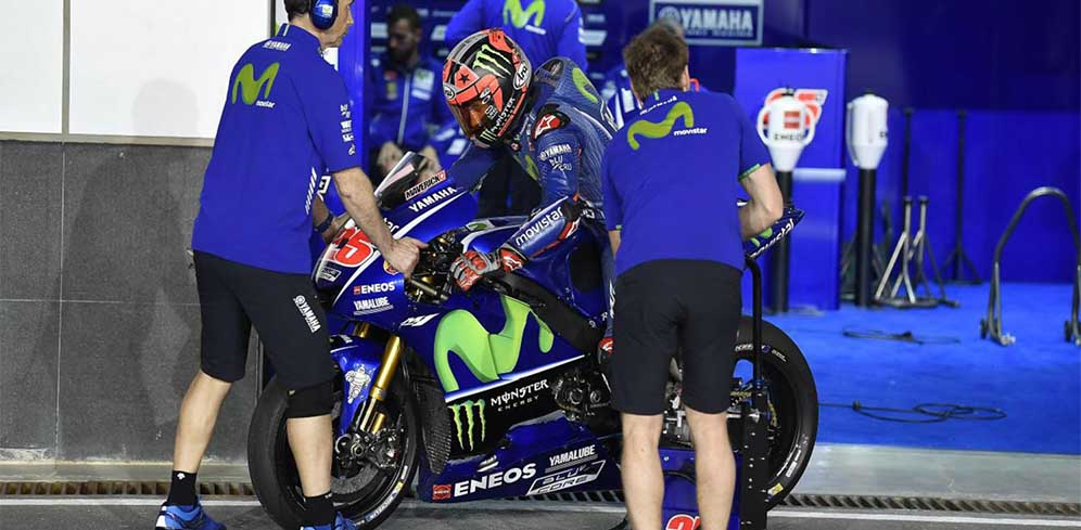 Vinales Melebar Hingga Terjatuh